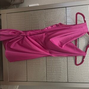 Elegant Pink Mini Dress